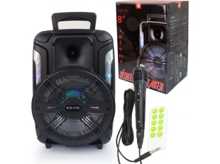 8-инчова безжична караоке колона KTS-1175 с дистанционно