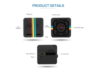 Мини шпионска HD камера SQ11 с резолюция 1080p