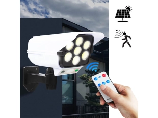 Соларна LED лампа тип камера 180W с дистанционно и 77LED