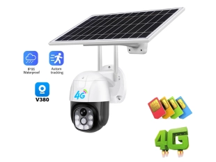 Соларна 4G/WiFi камера с безжично проследяване и слот за SIM карта 3MP