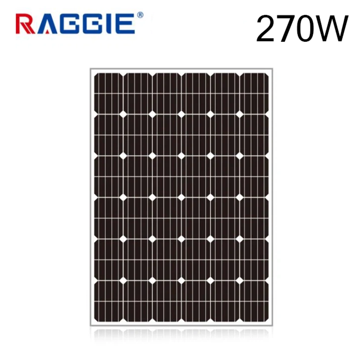 Монокристален соларен панел RAGGIE 270W 12V 1665x920x35mm - Raggie 1830-270
