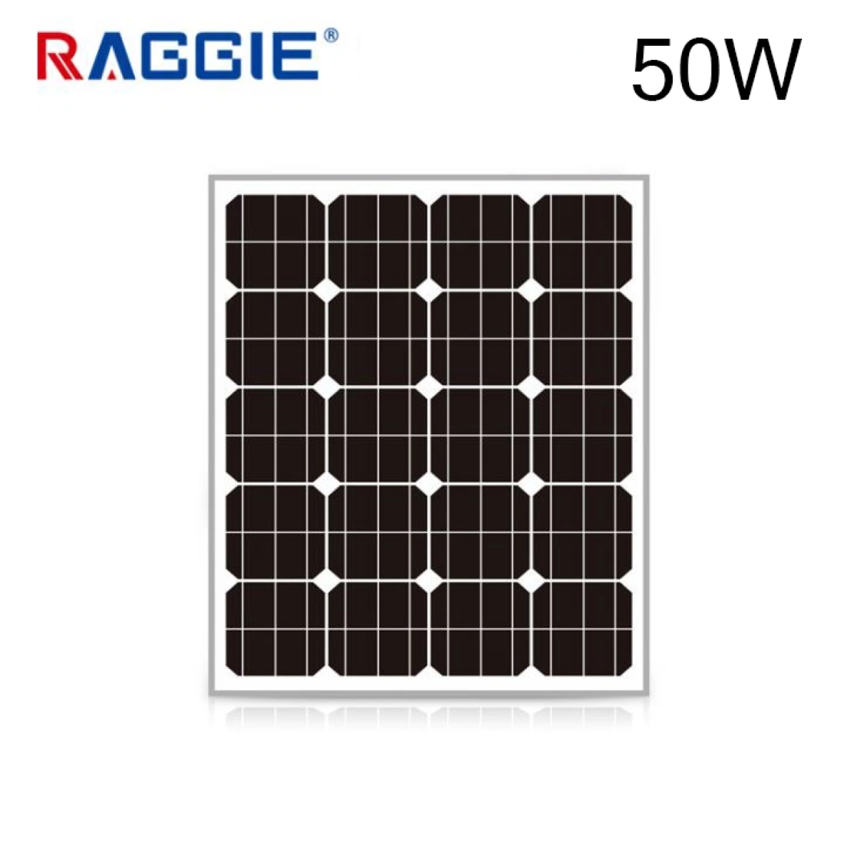 Соларен панел RAGGIE 50W 12V монокристален 700x540x25мм - Raggie 1830-50