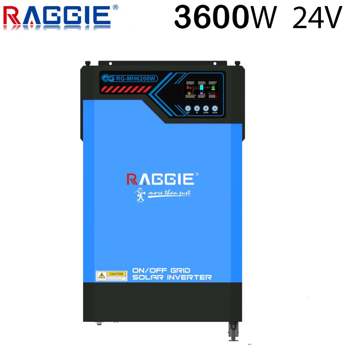 Монофазен хибриден соларен инвертор RG-MH3600W 24V 3.6kW - Raggie 1822