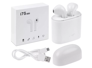 Безжични Bluetooth слушалки V4.2+DER i7 TWS с кейс за зареждане