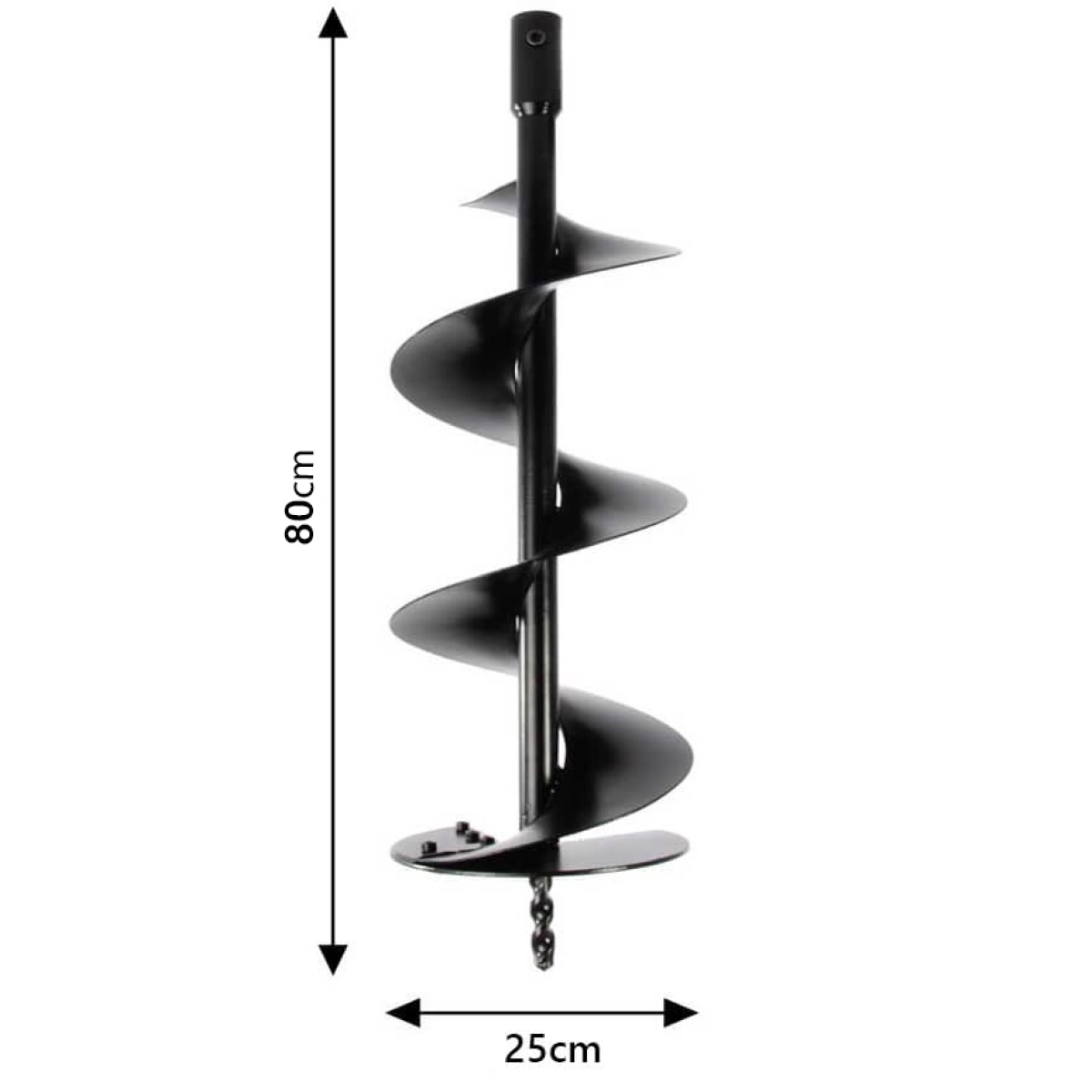 Моторен бензинов свредел за дупки 250х800 мм Моторен бензинов свредел за дупки 250х800 мм - KraftRoyal 1869-250