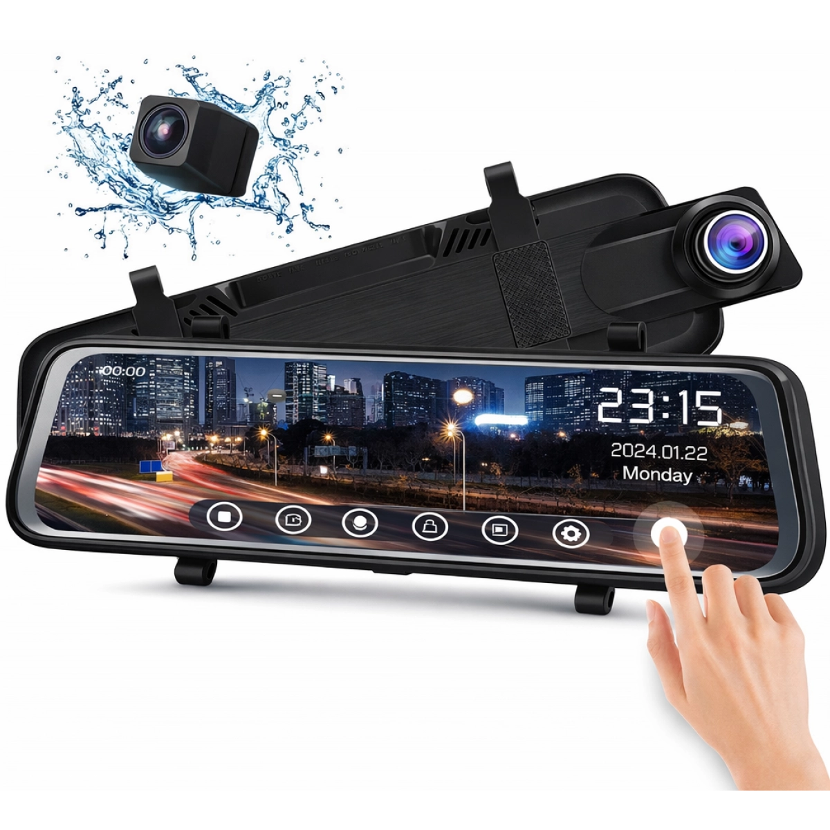 Огледален видеорегистратор 10