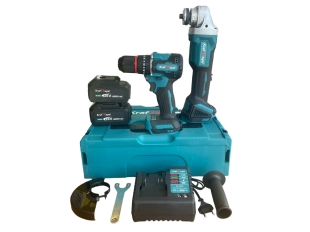 2-в-1 акумулаторен винтоверт и ъглошлайф 36V 8Ah KraftRoyal