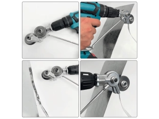 Приставка за рязане на ламарина за винтоверт