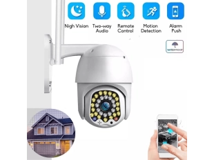 Безжична куполна камера LYLU 5MP с 32 диода и iCSee приложение