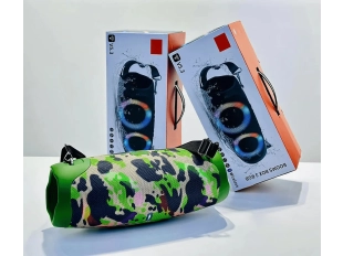 Голяма портативна мощна блутут колона Booms Box 3 RGB - Камуфлажен