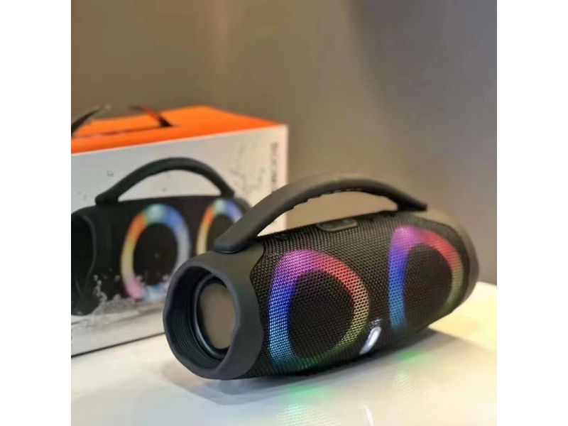 Портативна мощна блутут колона Booms Box 3 Mini RGB - Черен Портативна мощна блутут колона Booms Box 3 Mini RGB - Черен - Boomsbox 1531-mini-black