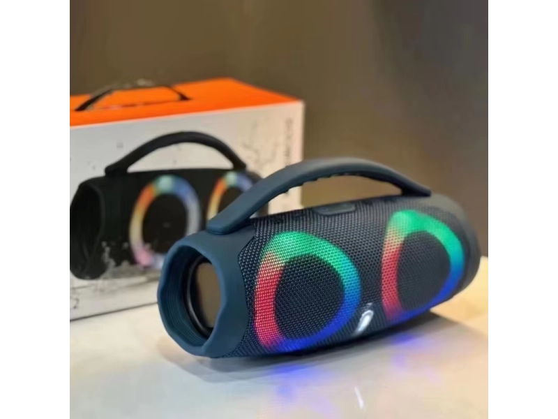 Портативна мощна блутут колона Booms Box 3 Mini RGB - Синьо Портативна мощна блутут колона Booms Box 3 Mini RGB - Синьо - Boomsbox 1531-mini-blue