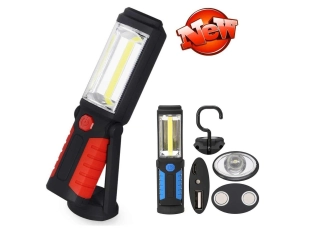 Акумулаторна аварийна LED лампа 1+1 COB USB