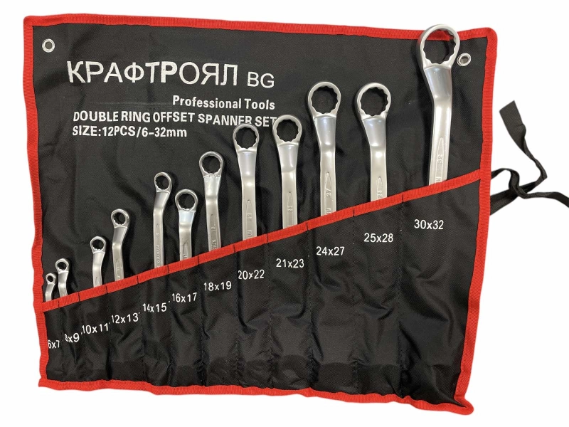 Комплект комбинирани гаечни ключове 12 части 6-32mm KraftRoyal Комплект комбинирани гаечни ключове 12 части 6-32mm KraftRoyal - KraftRoyal 1725