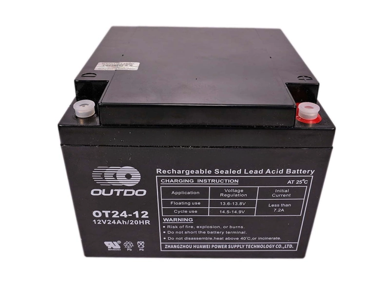 Тягов акумулатор 12V 24Ah, OT24-12 UPS Тягов акумулатор 12V 24Ah, OT24-12 UPS - OUTDO 1819