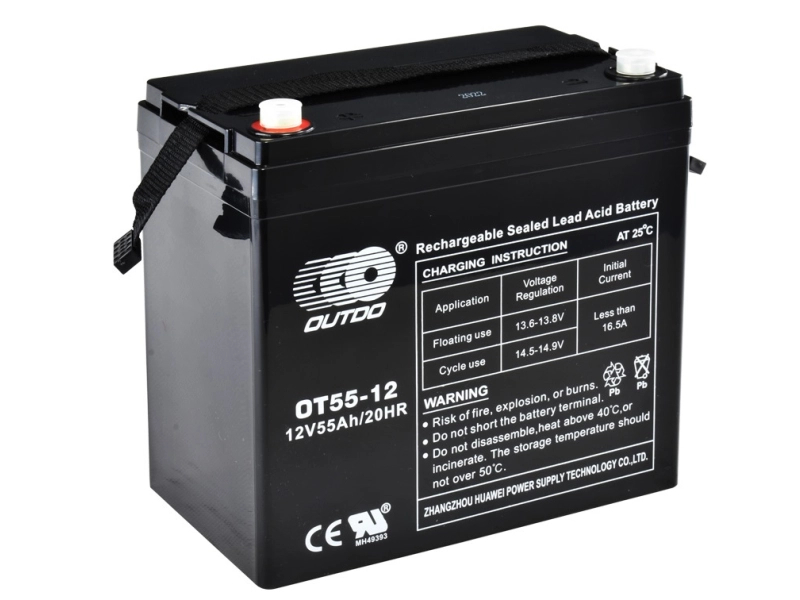 Тягов акумулатор 12V 55Ah, OT55-12 UPS Тягов акумулатор 12V 55Ah, OT55-12 UPS - OUTDO 1810