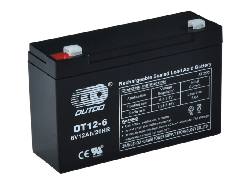 Тягов акумулатор 6V 12Ah, OT12-6 UPS Тягов акумулатор 6V 12Ah, OT12-6 UPS - OUTDO 1813