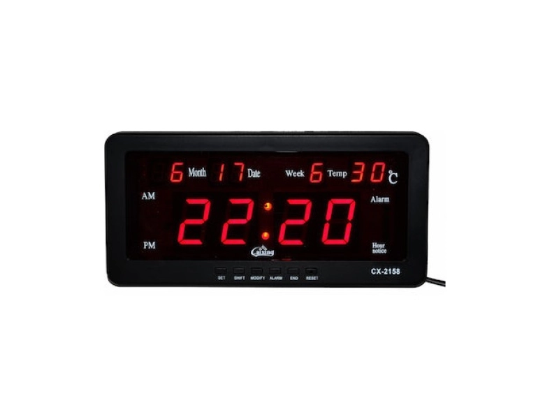 LED електронен часовник 1018 LED електронен часовник 1018 - 1761-2
