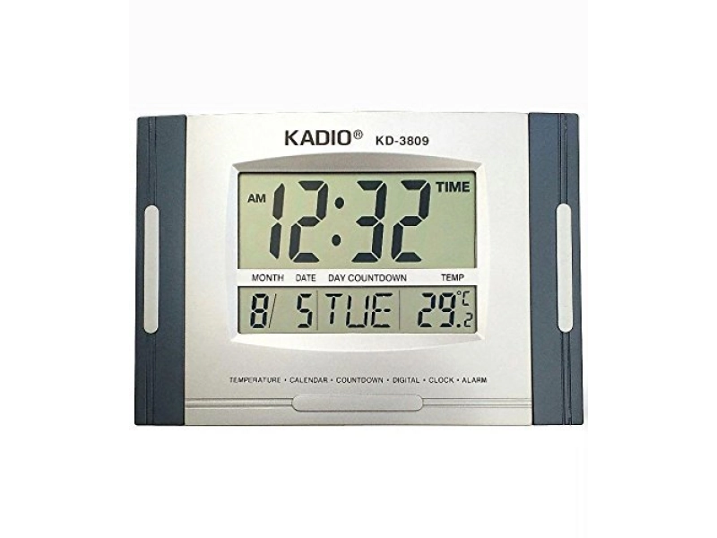 Голям настолен стенен цифров часовник KADIO KD-3809N Голям настолен стенен цифров часовник KADIO KD-3809N - KADIO 1785