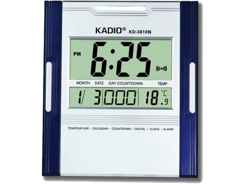 Голям настолен стенен цифров часовник KADIO KD-3810N Голям настолен стенен цифров часовник KADIO KD-3810N - KADIO 1786
