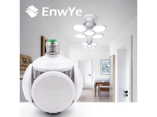 Сгъваема LED лампа с форма на футболна топка 60W, 7200K