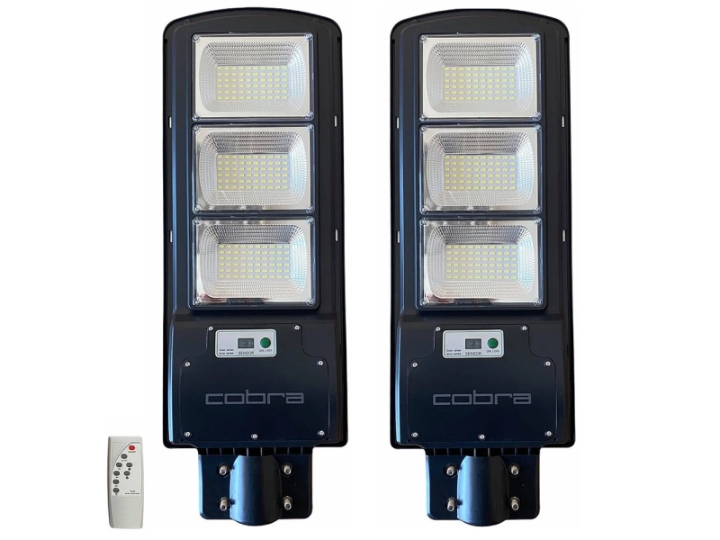 2бр. УЛИЧНА СОЛАРНА ЛАМПА JMK COBRA 450W 2бр. УЛИЧНА СОЛАРНА ЛАМПА JMK COBRA 450W - 189644