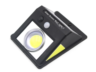 Външна Соларна LED Лампа CL-2566А със сензор за движение прожектор за врата с лупа странични светлини