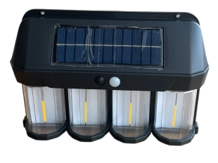 Външна Соларна LED Лампа XF-8898 със сензор за движение - прожектор за врата с 4 диода