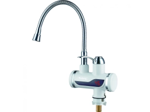 Нагревател за вода за плот с гъвкав чучур, 3000W, Бял