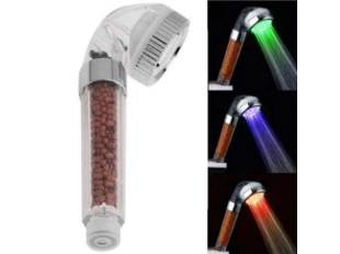 Светеща LED душ слушалка в различни цветове + минерали турмалин и германий Светеща LED душ слушалка в различни цветове + минерали турмалин и германий - подобен продукт