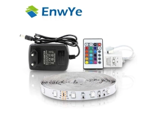 5м. Диодна лента с контролер RGВ - ЧЕРВЕНО, ЗЕЛЕНО, СИНЬО