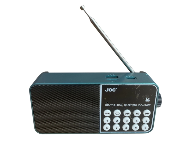 Портативно радио JOC 6128BT - Bluetooth, FM радио, МP3 плеър, USB и SD card Портативно радио JOC 6128BT - Bluetooth, FM радио, МP3 плеър, USB и SD card - JOC 3031