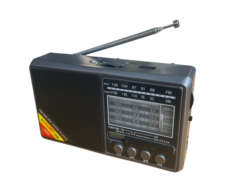 Портативно радио JOC H10BT- Bluetooth, FM радио, МP3 плеър, USB и SD card Портативно радио JOC H10BT- Bluetooth, FM радио, МP3 плеър, USB и SD card - JOC 3032