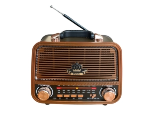 Ретро винтидж радио MEIER MD-1308bt - Bluetooth, FM радио, МP3 плеър, USB и SD card