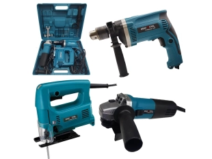 3в1 Комплект Ъглошлайф, Бормашина и Зеге KraftRoyaL
