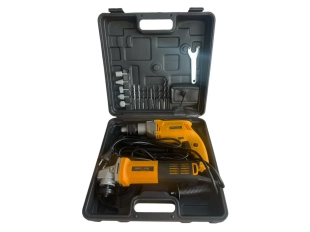 Комплект ъглошлайф и бормашина KraftRoyal 1100W