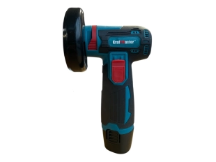 Мини акумулаторен ъглошлайф KraftMaster 24V 6AH с 2 батерии, зарядно и 3 диска