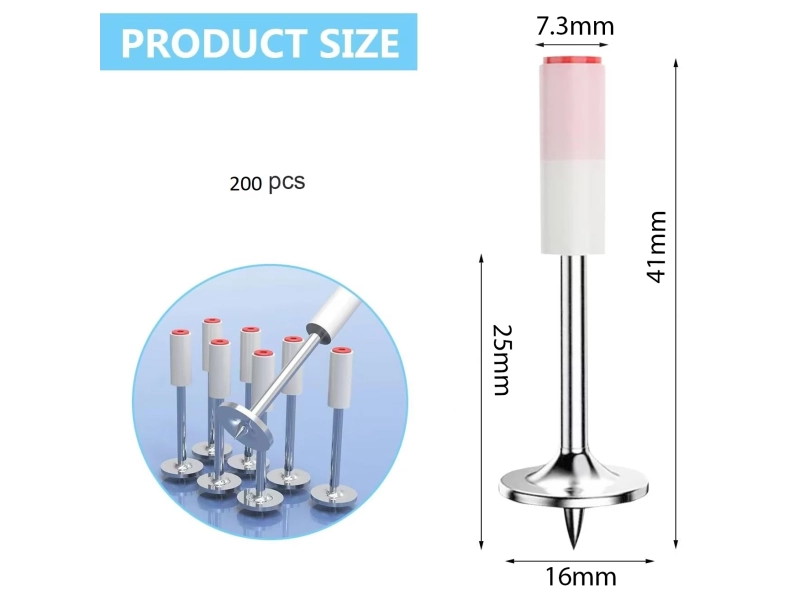 Комплект пирони с барут за мини / пистолет KraftRoyal 100 броя за Професионално Закрепване Комплект пирони с барут за мини / пистолет KraftRoyal 100 броя за Професионално Закрепване - KraftRoyal 3013-small-100