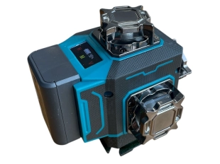 Строителен лазер KraftRoyal CXT с 360° въртене, 16 зелени линии и LCD дисплей