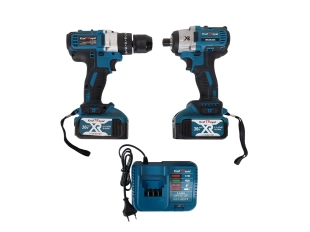 Акумулаторни безчеткови импакт и винтоверт 36V 8AH в куфар KRAFTROYAL