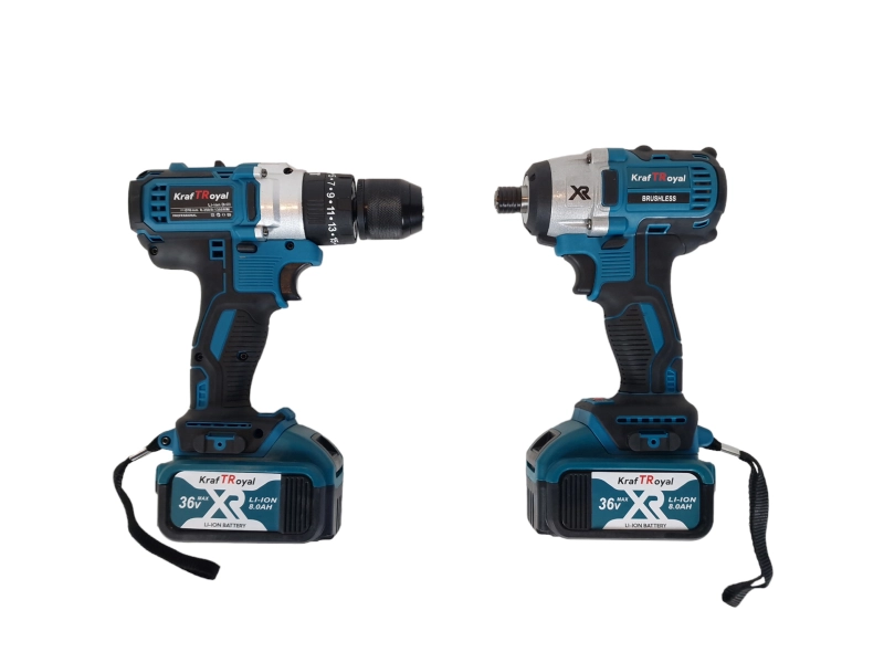 Акумулаторни безчеткови импакт и винтоверт 36V 8AH в куфар KRAFTROYAL Акумулаторни безчеткови импакт и винтоверт 36V 8AH в куфар KRAFTROYAL - KraftRoyal 1750