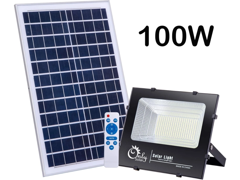 Соларен LED прожектор 100W с отделен фотоволтаичен панел Соларен LED прожектор 100W с отделен фотоволтаичен панел - 1791