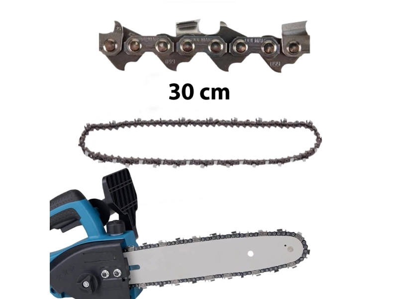 Универсална Верига 12" 30 см., 3/8". за Акумулаторни Триони/Резачки за Дърва Универсална Верига 12" 30 см., 3/8". за Акумулаторни Триони/Резачки за Дърва - 1866-30