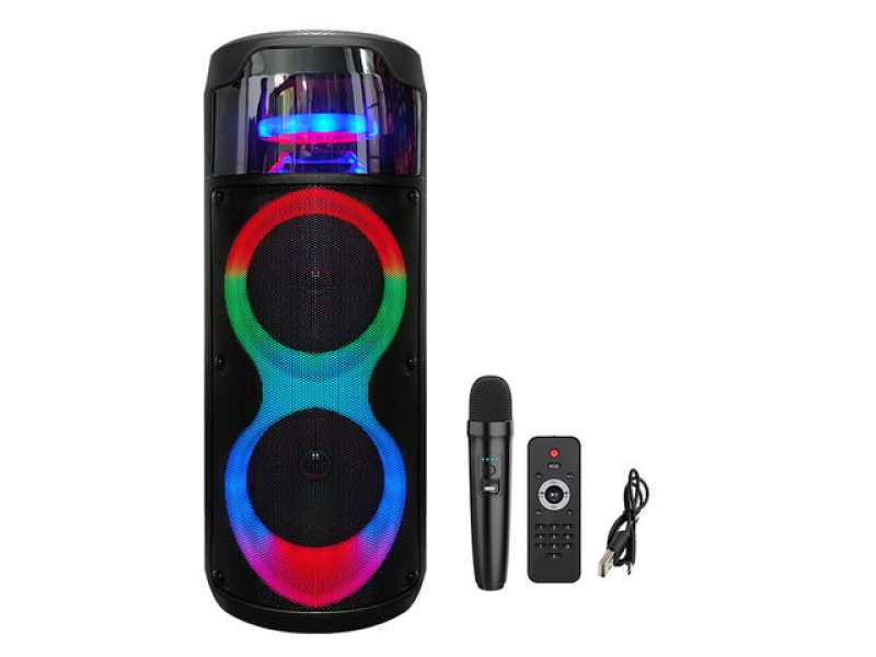 Караоке светеща тонколона WVNGR ZQS-8223 2x8 инча Караоке светеща тонколона WVNGR ZQS-8223 2x8 инча - WVNGR 3043