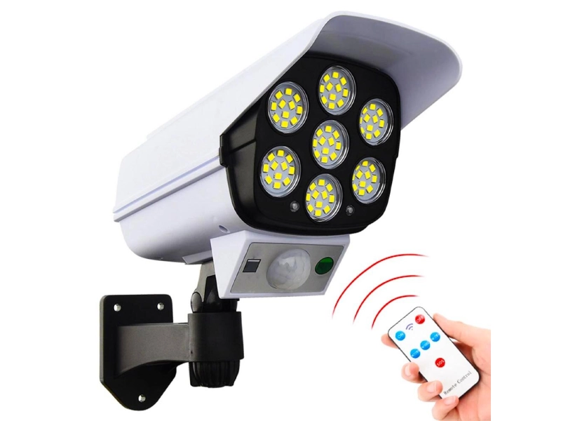 LED Соларна Лампа тип Камера с дистанционно 180W Мощност 77LED LED Соларна Лампа тип Камера с дистанционно 180W Мощност 77LED - 18953