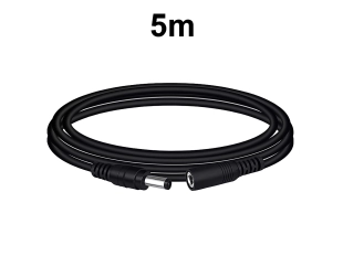 Удължителен захранващ кабел за камери 12V - 5м Удължителен захранващ кабел за камери 12V - 5м - подобен продукт