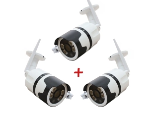 Комплект 3бр. LYLU WIFI Камера за външен монтаж с 4 диода, нощно виждане Full HD Комплект 3бр. LYLU WIFI Камера за външен монтаж с 4 диода, нощно виждане Full HD - подобен продукт