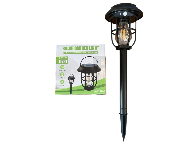 Градинска Соларна лампа YH-169 с 3 режима за работа Градинска Соларна лампа YH-169 с 3 режима за работа - 3189