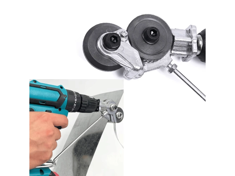 Приставка за винтоверт за рязане на ламарина Приставка за винтоверт за рязане на ламарина - KraftRoyal 1864