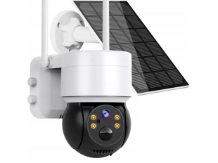 Соларна WIFI камера със соларен панел PTZ 360, 1080P, Full HD, цветно Hощно Bиждане